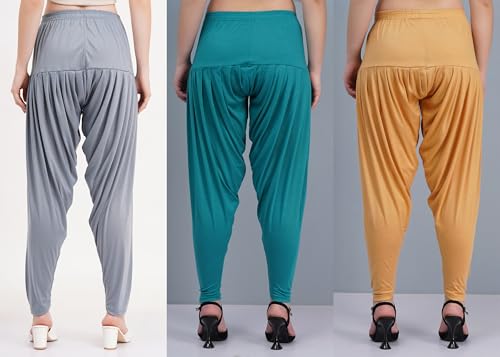 Image of Buy That Trendz Patiala Salwar for Women Relaxed Fit Viscose Patiyala Salwar Harem Bottom Pants