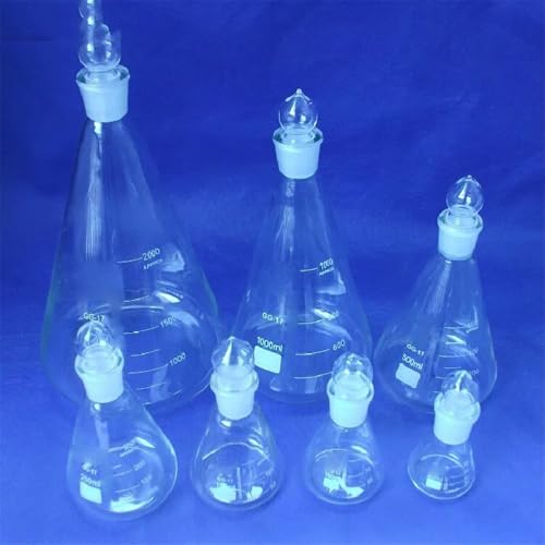 Flacon conique en verre de 2000 ml Erlenmeyer évite projections et fuites - 2