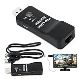 ATIN WiFi Dongle 300M RJ-45, adaptador Wi-Fi inalámbrico USB TV, adaptador LAN, mini adaptador WiFi de red, para televisores LCD, 300Mbps