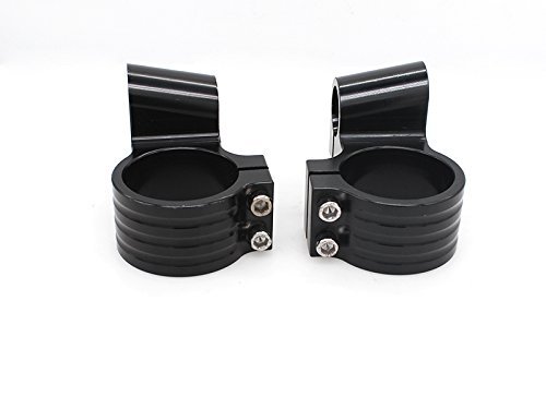 FXCNC Manillar Clip On 43mm (Aluminio CNC Negro): Personaliza Tu Cafe Racer Con Estilo Y Agarre Universal