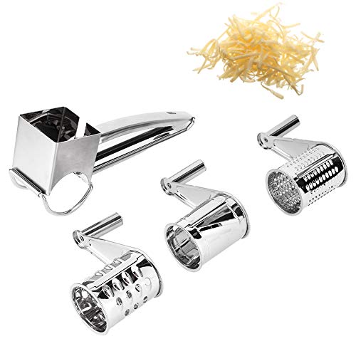Jeffergarden rallador de cocina con 3 tambor giratorios miniatura 5