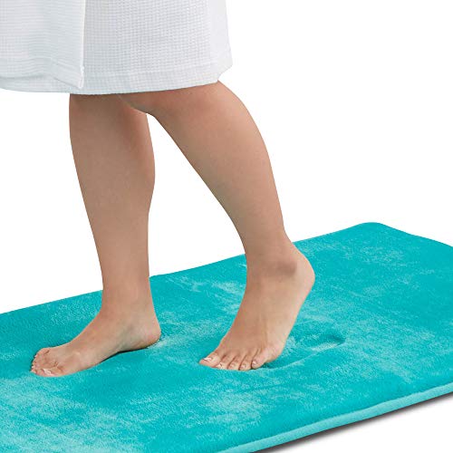 Genteele Memory Foam Bath Mat Non Slip Absorbent Super Cozy
