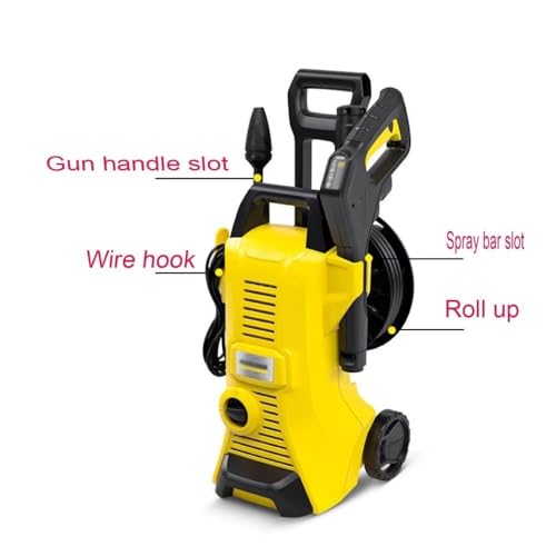 home outdoor Car Washing Machine, Household 220V Portable High-pressure Cleaning Machine, Brush Car, Water Gun High Power high pressure cleaning machine - Image 2