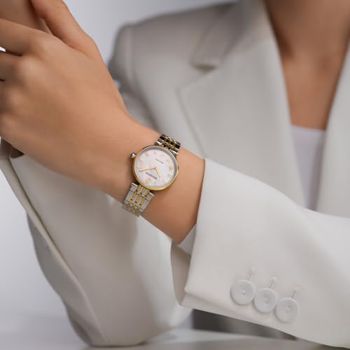 Image of SANDOZ Orangerie Premium Quartz White MOP Dial Swiss Made Watch for Women - SZWLG0001703