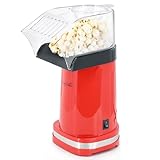 MegaChef Red Popcorn Popper, Popcorn Maker, Electric Hot Air...