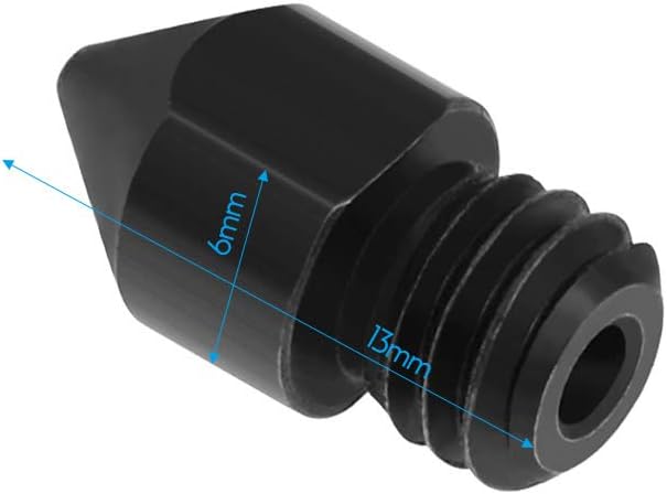 Funien MK8 Nozzle, 3pcs Hardened Steel Nozzles 0.6mm for 1.75mm Filament for Ender 3/CR-10/CR-10S Pro/TEVO Tarantula Pro/TEVO Flash/Sapphire Pro 3D Printer Hotend Extruder : Industrial & Scientific