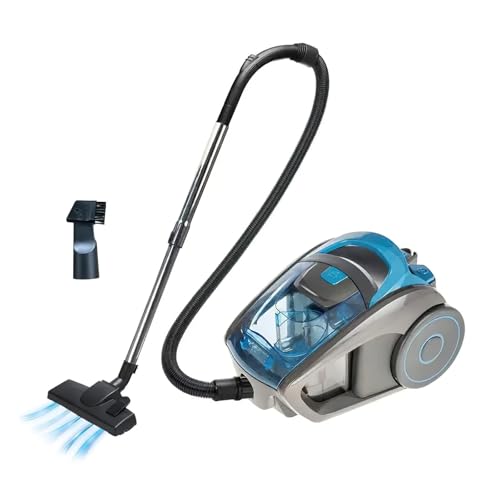 EagerMinds Beutelloser Staubsauger, leistungsstarker Bodenstaubsauger 2800W, HEPA Filter Bodendüse für Parkett, 1.5L Dustbox, 5m Aktionsradius, für Tierhaare/Teppiche/Hartböden (A) EagerMinds Beutelloser Staubsauger, leistungsstarker Bodenstaubsauger 2800W, HEPA Filter Bodendüse für Parkett, 1.5L Dustbox, 5m Aktionsradius, für Tierhaare/Teppiche/Hartböden (A)