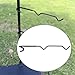 Zxpjkyu 2X Camping Lantern Pole Attachment Camping Equipment Holder Accessories for Fishing