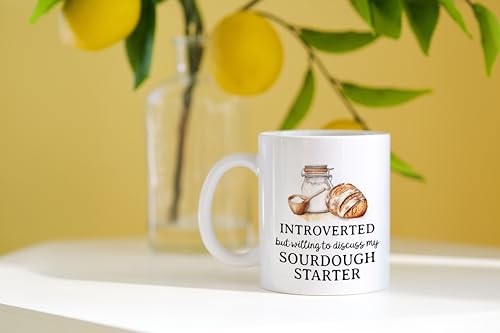 Taza de cerámica para hornear pan masa madre miniatura 4