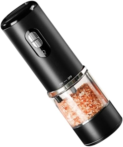 Electric Condiment Grinder Adjustable Coarseness For Pepper Coffee Bean Salts