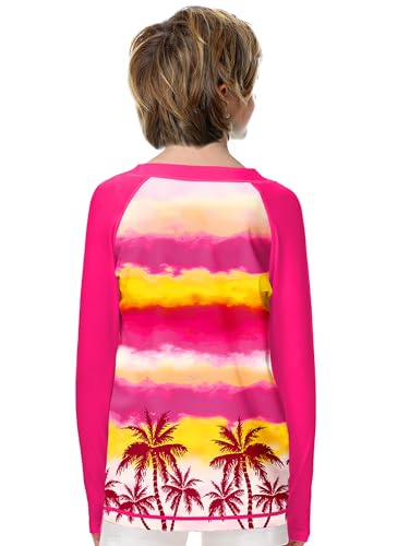 Image of Remimi Unisex Kids Rash Guard Long Sleeve SPF 50+ Tie Dye Sun Shirt 3-12 Years