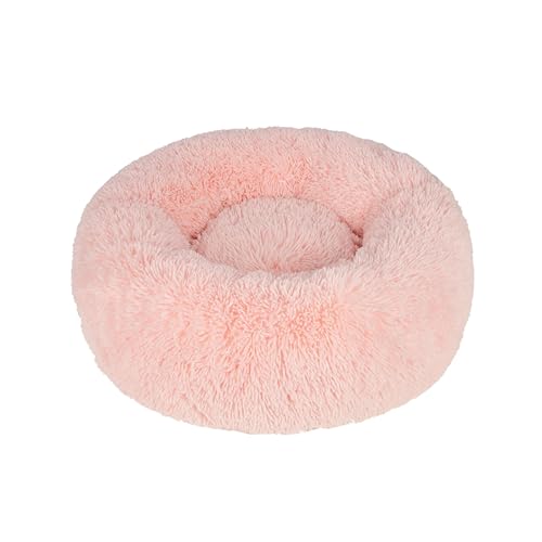 Best Pet Supplies Plush Indoor Dog Bed 24x24x7" Pink
