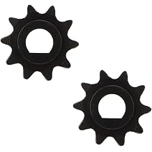 25H Chain Sprocket Steel Motor Pinion Gear with D Hole Design for Electric Scooters, Compatible with 43cc/47cc/49cc Mini Pocket Dirt Bikes & ATVs
