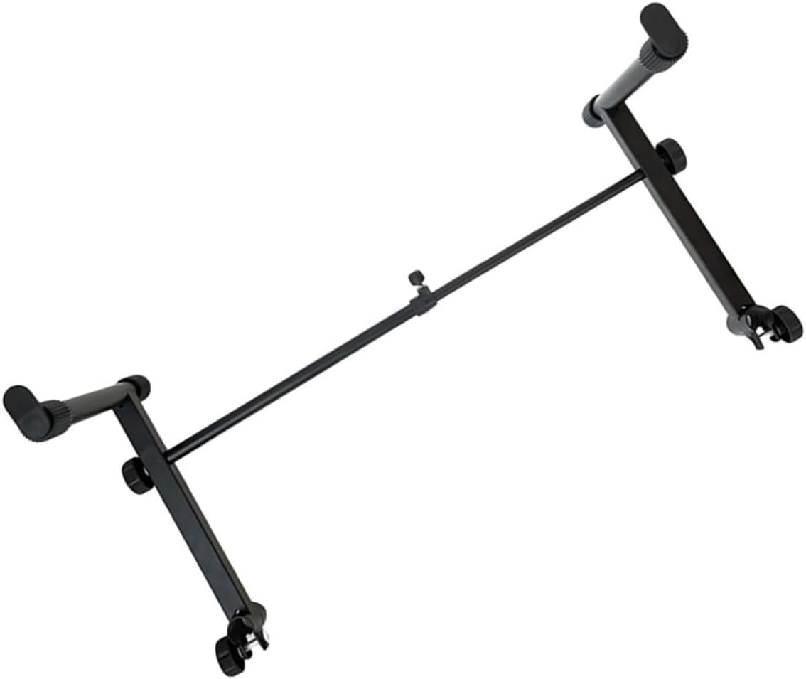 Double-tube Keyboard Stand Extension Adapter Adjustable Height Accessory for Enhanced Stability and Ergonomic Use for Musicians and Home Setup