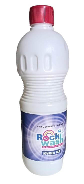 Rockwash ALA White Clothes Special Stain Remover And Brightest 500 ml & Liquid Bottle | For Top Load Washing | Removes Stains & Yellowing | Safe for All Fabrics (B0D946VDHN) Amazon Price History, Amazon Price Tracker