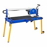 MSW Cortadora De Azulejos Eléctrica T-SAW300 (1500 W, Refrigeración Por Agua, Disco De Corte De Diamante De Ø 300/25,4 mm, 2950 RPM)