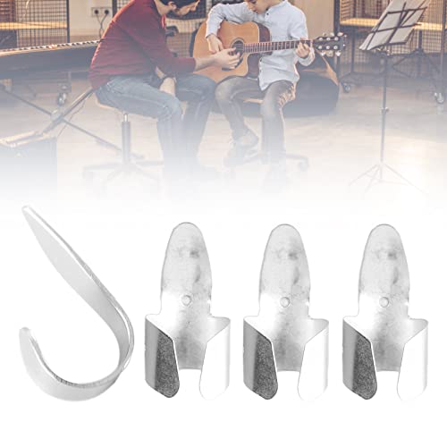 Protège-doigts de pouce de guitare, médiator de pouce de guitare robuste en métal facile à nettoyer Portable améliorer les compétences pour la pratique - Les Beatles, Paul McCartney, John Lennon, RIngo Starr, George Harrison Protège-doigts de pouce de guitare, médiator de pouce de guitare robuste en métal facile à nettoyer Portable améliorer les compétences pour la pratique – Image 3