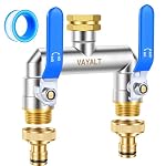 VAYALT – VAYALT 2-Wege Wasserhahn Wasserverteiler, Verteiler Wasser 3