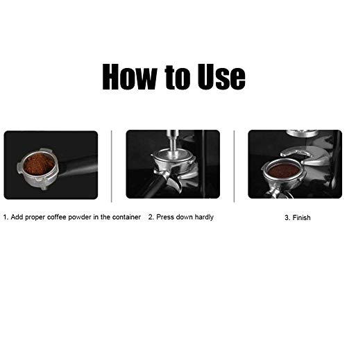 Stainless Steel Manual Coffee Tamper Dynamometric Tamper Black Coffee Power Tamper With Tamping Base For Coffee Shop Home #TOP5