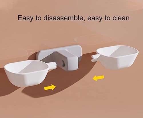 Petvins Cat Food And Water Bowls, Elevated Pet Feeder For Wall, Dog Raised Bowls For Kitten Puppy #TOP6