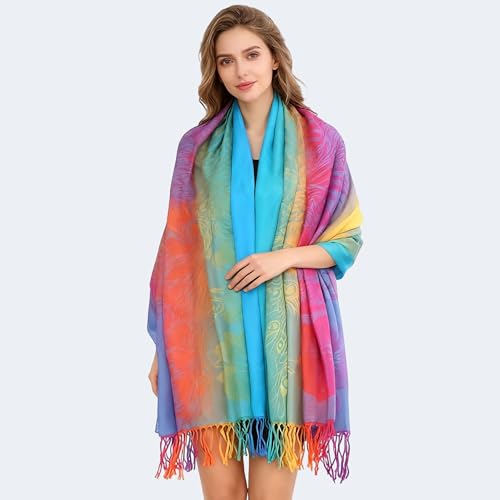 Pashmina Shawls and Wraps for Women, Evening Dress Pashmina Rave Scarf Wedding Bride Bridesmaid Gifts4