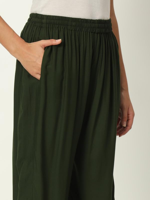 Image of Soft Colors Relaxed Fit Pocket Palazzo