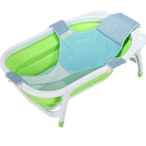 BESTOYARD Cross Baby Bath Mesh Rede de assento para banheira Sling de suporte