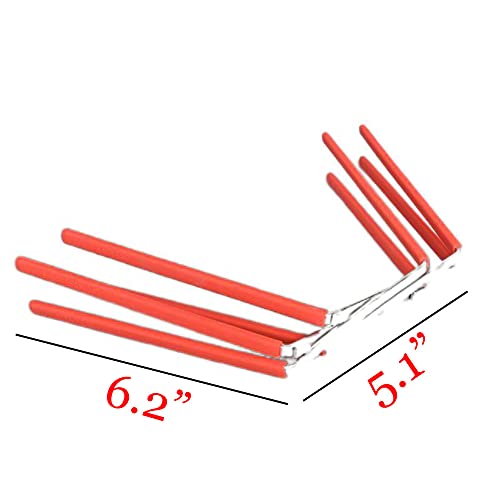 Ohsail Cake Cooling Rack for Chiffon Cake Collapsible Cake Inverted Stainless Steel Baking Bakeware Cooling Racks Stand with One Cotton Glove Suitable for 5?8 inch Mould