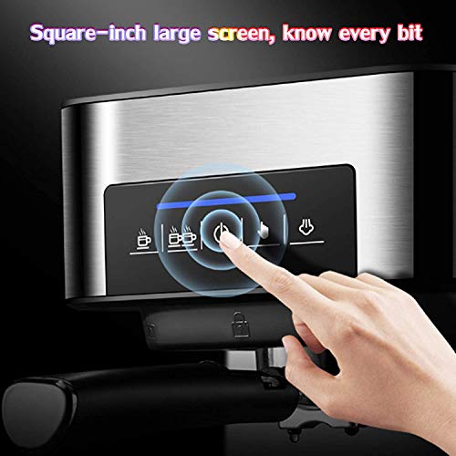 YQCX Espresso-Kaffeemaschine, Edelstahldrahtkörper, Mikrocomputersteuerung Touchscreen, Manuelle Anpassung Der… – Bild 6