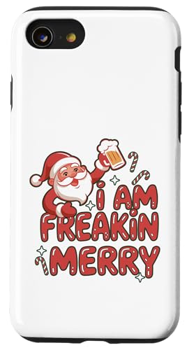 I Am Freakin Merry Christmas r[D zbs[ zf[ X}zP[X iPhone SE (2020) / 7 / 8 p