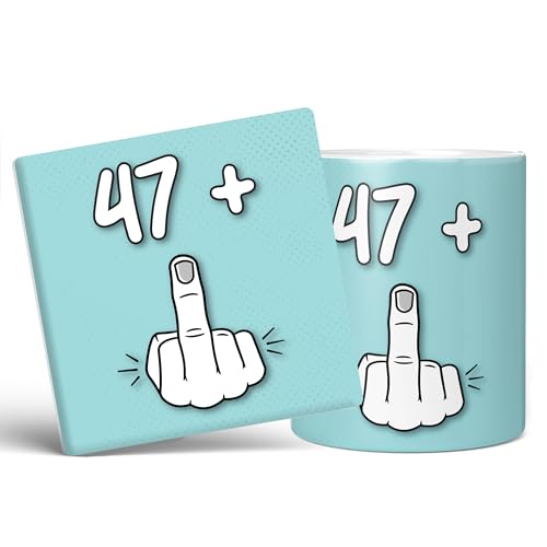 Imagen de Mug Monster Taza de 48 cumpleaños, I Am 47 + 1