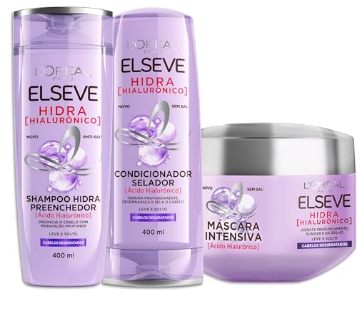 L'Oréal Paris Elseve Hidra Hialurônico Kit - Shampoo 400ml + Cond...