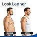 ARMSTRONG AMERICA Compression Shirt for Men | Gynecomastia Compression Tank Top Men | Mens Shapewear Compression Shirts | Fajas para Hombres (White, 3X-Large)