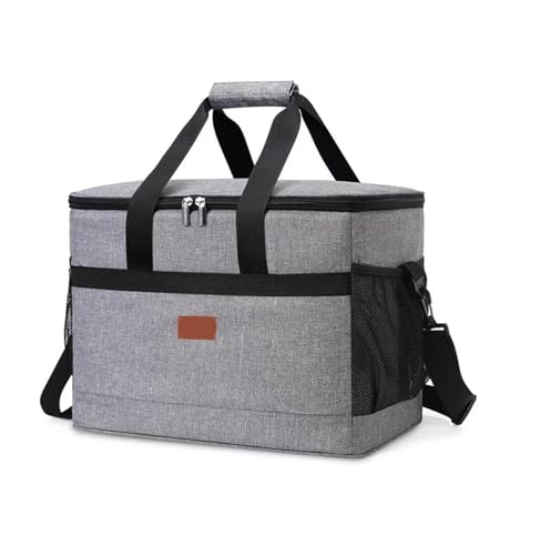 WAJJWI Bolsa térmica supergrande de 32 l con forro rígido, lonchera aislante for pícnic, bebidas frescas for acampar, barbacoas y fiestas al aire libre para Picnic