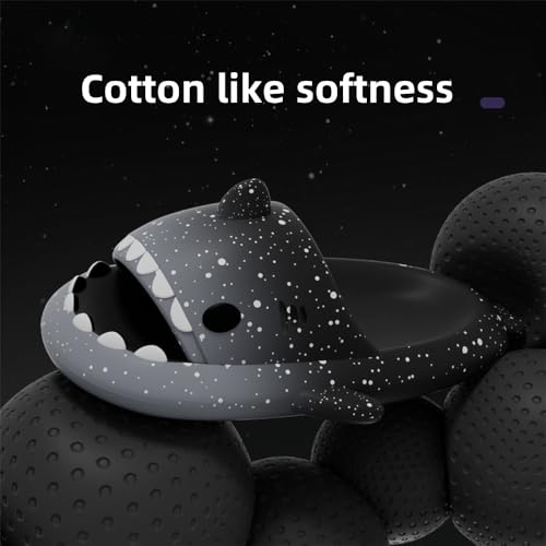 Generic Spotted Starlight Shark Slides, New Starry Sky shark Slippers, Gradient Cloud Shark Slippers Unise3