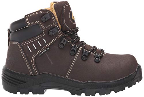 Image of Avenger Work Boots womens Foundation Internal Metatarsal Guard 6 inch Leather Carbon Toe Puncture Resistant Waterproof Eh