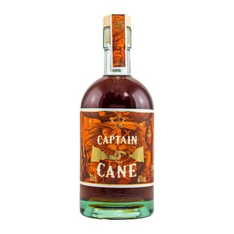 Captain Cane I Rum aus der Karibik I 700 ml I 40% Vol. I Karibische Noten von Banane, Vanille, Kokos und Karamell Cover