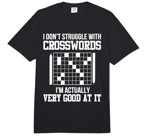 Crossword Puzzle Crosswords Comfort Colors Adult Heavyweight T-Shirt