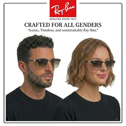 Image of Ray-Ban RB3686 Square Shaped Sunglasses for Men & Women with Official RAYBAN Eyewear Kit