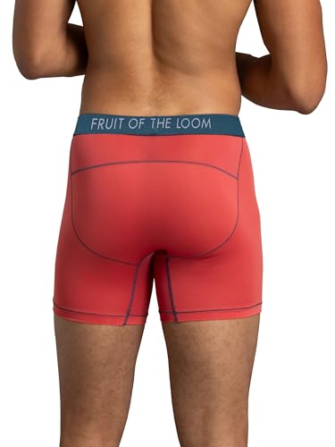 Image of Fruit of the Loom Men's Getaway Boxer Briefs, Lightweight Breathable Fabric, Quick Dry & Odor Control