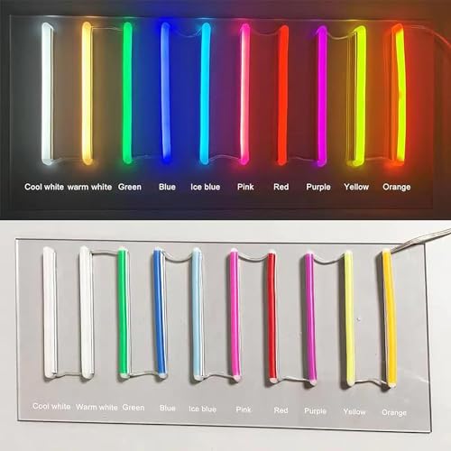 Letrero de neón LED Siempre fuiste tú de 75x55cm para bodas 5