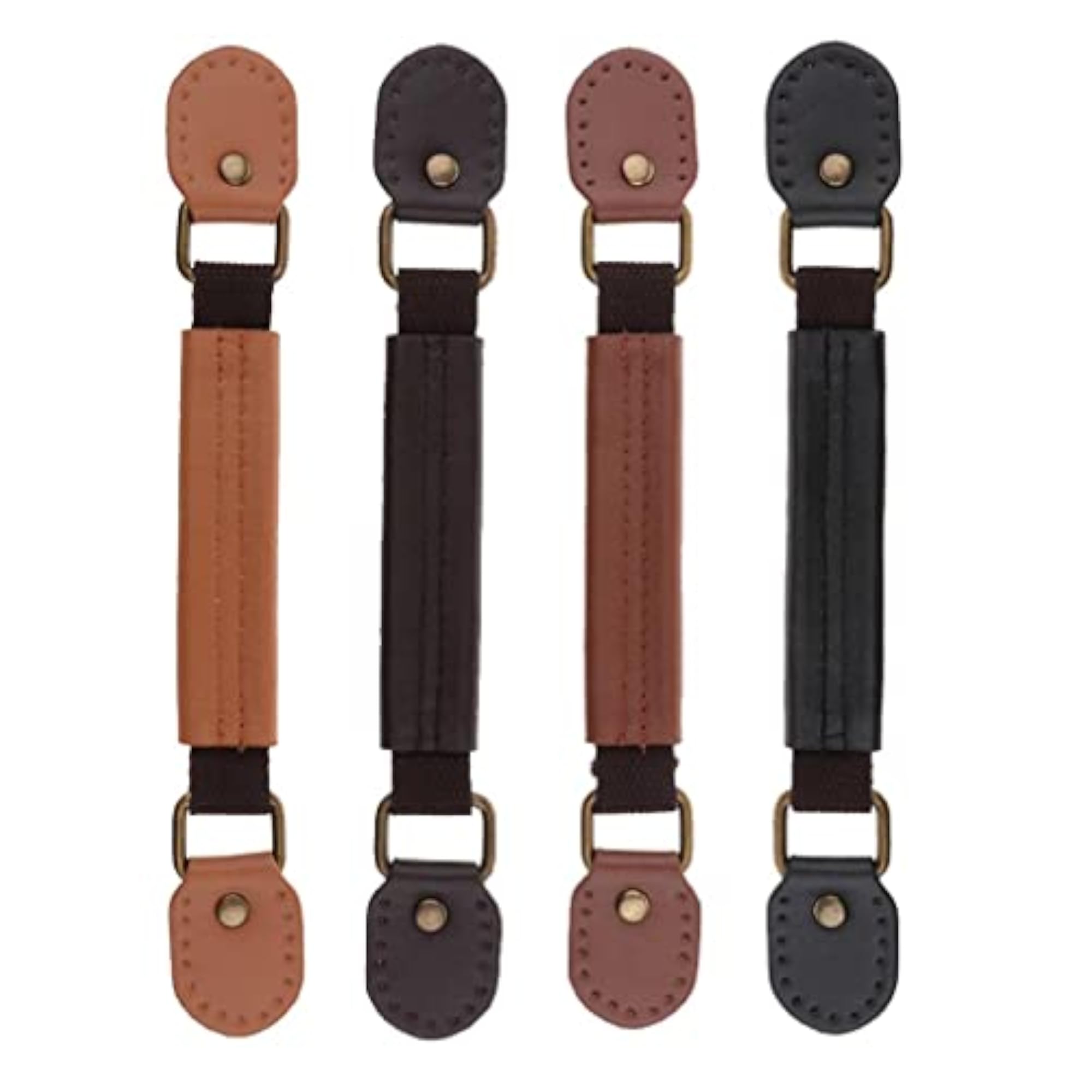 Leather Pull Handle Luggage Suitcase Strap Replacement, 3 Pack