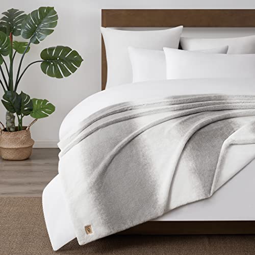Ugg - Elliora Throw Blanket - Soft Striped Ombre Throw Blanket - 50" X 70" - Warm Accent Blanket For Couch Or Bed - Cozy Home Décor - Seal #TOP3