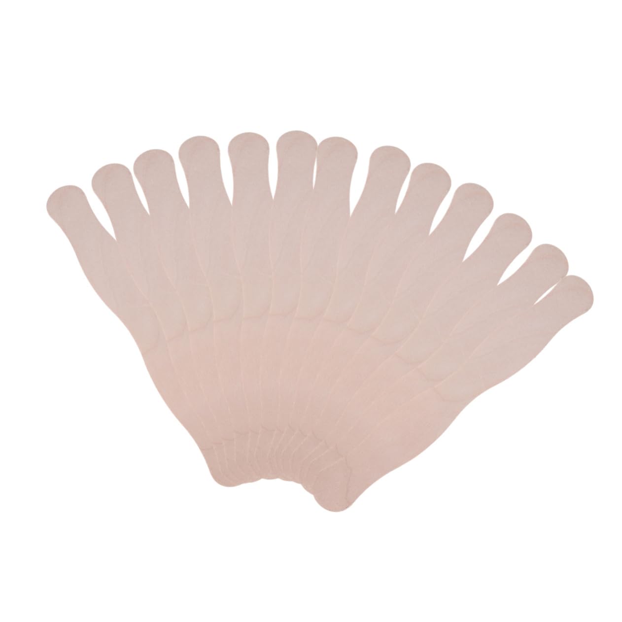 ERINGOGO 50pcs Wave Shaped Wooden Popsicle Sticks DIY Hand Crafts for Ice Cream Lolly Tools for Creative Projects Activities