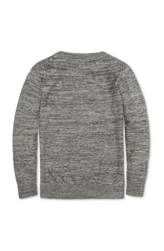 Image of Hope & Henry Boys' Long Sleeve Crew Neck Pullover Sweater | Premium Organic Cotton Pullover With A Soft Henley And Cozy Quilted Knit | Quality Construction Built For Cool-Weather