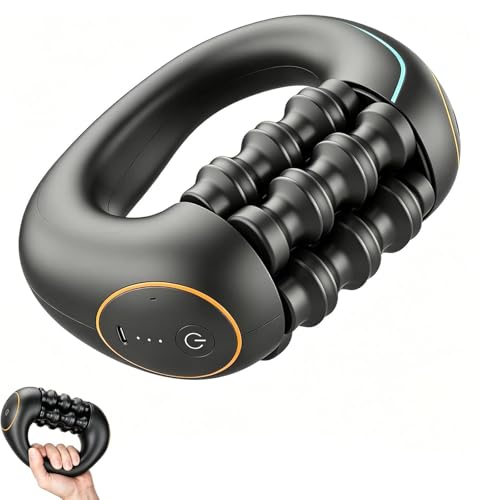 Body Sculpt Roller, Masajeador Anticelulítico Rodillo Eléctrico, 3 Niveles de Intensidad, Alivia la tensión muscular, Masaje Profundo Piernas y Cuerpo (Sin base)
