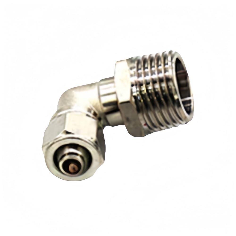 Pipe Hose Connector Pneumatic Connector Elbow Quick Thread Fitting, Male BSP Hose Tightening 1 piece(PL10-04)