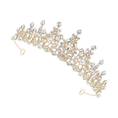 NOLITOY レトロ リーフ スタイル ラインストーン ブライダル クラウン ヘア アクセサリー カチューシャ ウェディング アクセサリー アンティーク グリーン ピンク プロテイン スタイル
