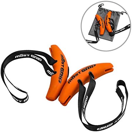 Gym Resistance Band Handle Grips Exercise Fitness Handle Grips Weight Lifting Training Grip Strength Sling Trainer for Pull-up Bars Barbells and Pulling Machines Strength Training Equipment (Set A)