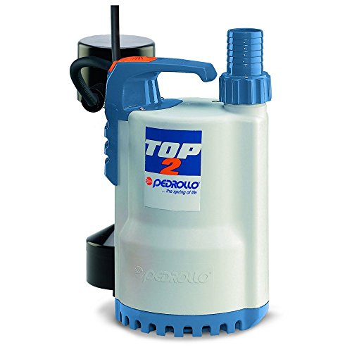  POMPA Sommergibile Acque Chiare 0,5Hp TOP2GM 5m Galleggiante Magnetico Pedrollo